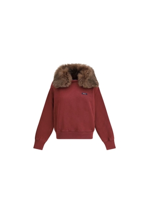 Prada Bordeaux Cotton Sweatshirt - XS