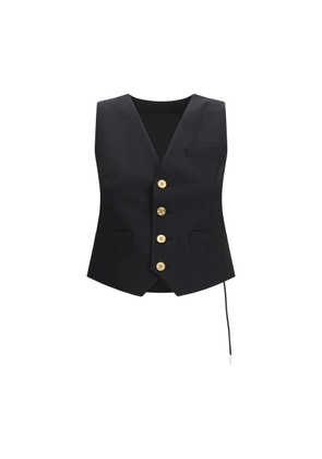 Sacai Black Polyester Waistcoat - 3