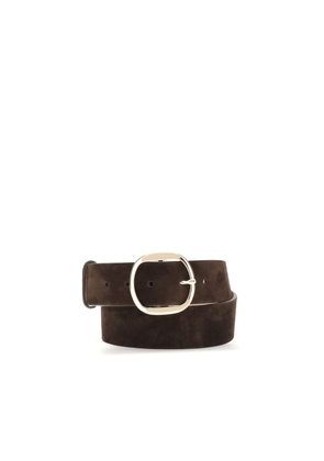 Gabriela Hearst Brown Leather Regular Belt - S
