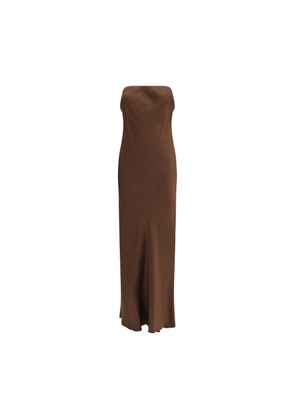 Forte_Forte Brown Acetate Casual Dress - 2