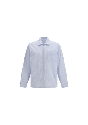 Prada Blue Polyamide Pattern Shirt - S