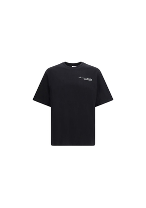 Casablanca Black Cotton T-Shirt - M
