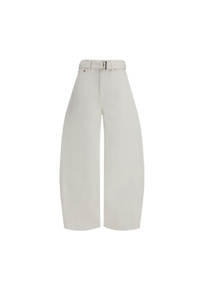 Sacai White Cotton Jeans Denim - 2