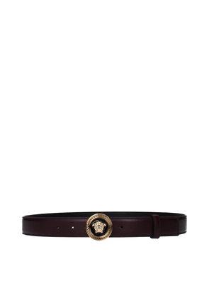 Versace Purple Leather Regular Belt - 95 cm / 38 Inches