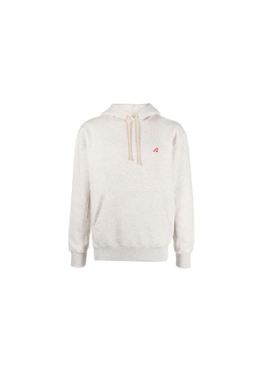Autry Beige Cotton Hoodie - XL