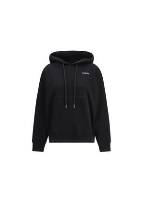 Off-White Black Cotton Sweatshirt - S
