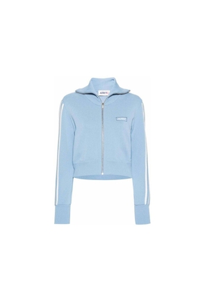 Autry Blue Nylon Cardigan - XL