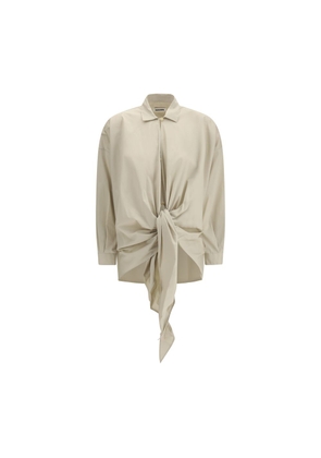 Darkpark Beige Cotton Shirt - S