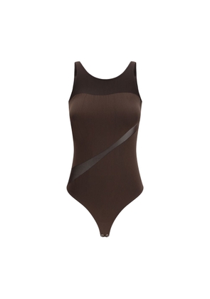 Wolford Brown Polyamide Bodysuit - S