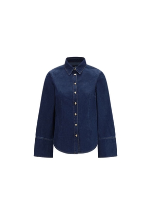 7FOR Blue Denim Shirt - S