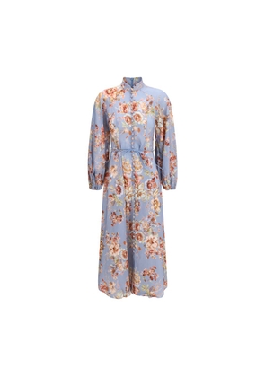 Zimmermann Multicolor Linen Long Dress - 2