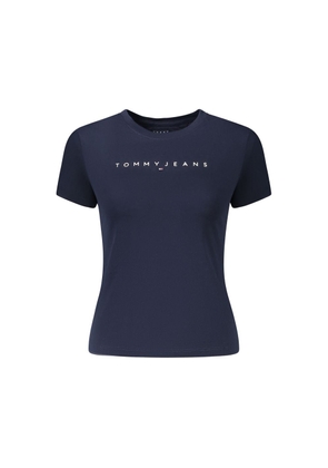 Tommy Hilfiger Blue Cotton Women T-Shirt - S