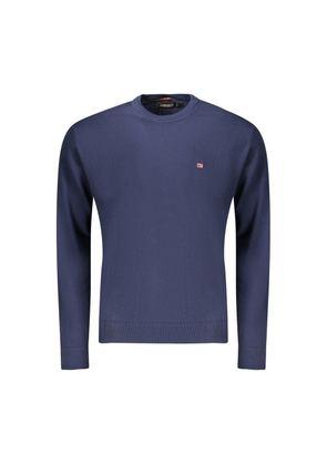 Napapijri Blue Cotton Men's Shirt - M