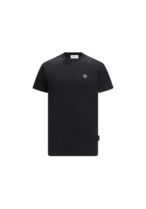 Philipp Plein Black Cotton T-Shirt - M