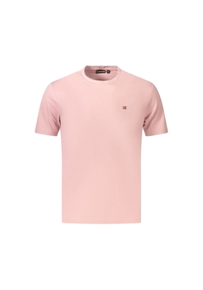 Napapijri Pink Cotton T-Shirt - M