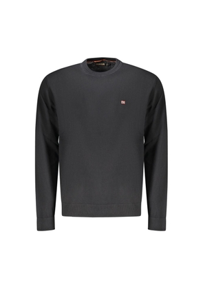 Napapijri Black Cotton Sweatshirt - M