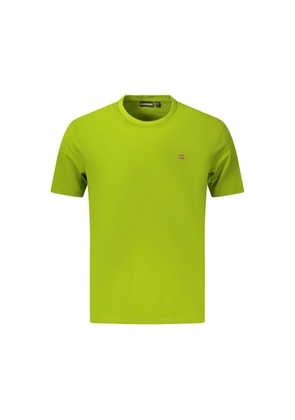 Napapijri Verde Cotton Mens T-Shirt - 3XL