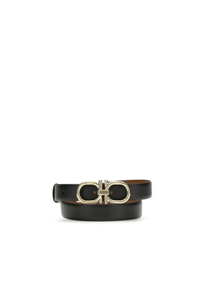 Ferragamo Black Calf Leather Bos Taurus Regular Belt - 80 cm / 32 Inches