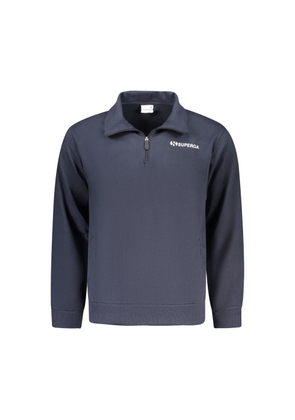 Superga Blue Cotton Sweatshirt - L