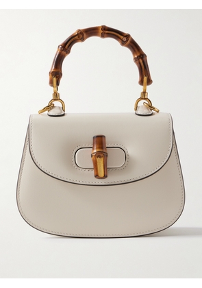 Gucci - Bamboo 1947 Small Leather Tote - White - One size