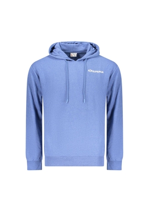 Superga Azzurro Cotton Men Sweatshirt - L