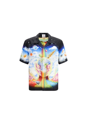 Casablanca Multicolor Silk Pattern Shirt - M