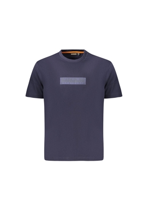Napapijri Blue Cotton Men T-Shirt - M