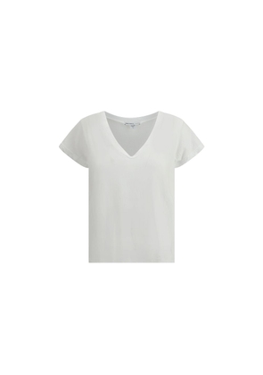 James Perse White Cotton T-Shirt - 2