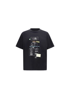 MM6 Black Cotton T-Shirt - M