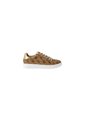 Guess Beige Polyethylene Low Top Sneakers - EU35/US5