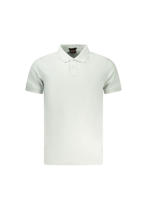 Hugo Boss Verde Cotton Men Polo - M