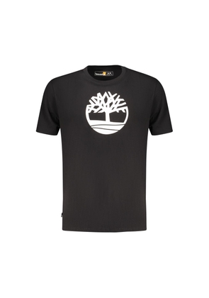 Timberland Black Cotton Mens TShirt - M