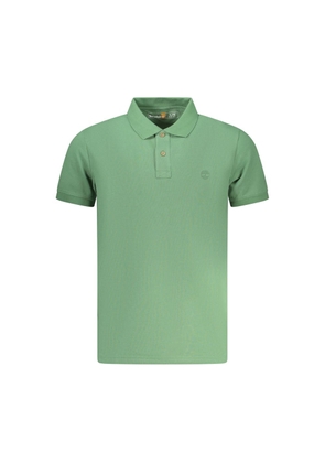 Timberland Verde Cotton Men Polo - M