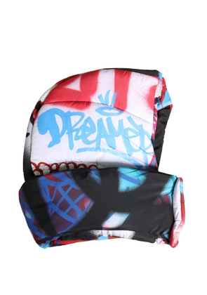 Dolce & Gabbana Multicolor Graffiti Whole Head Wrap Capello Hat