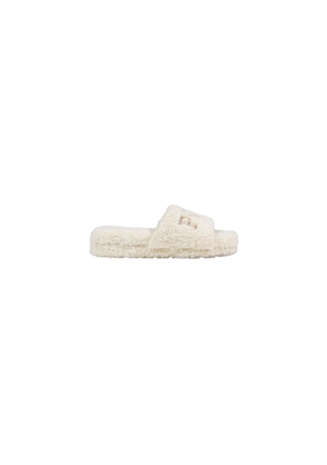 Ralph Lauren Cream Textile Slippers - EU38/US8