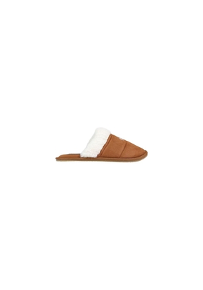 Ralph Lauren Brown Textile Slippers - EU39/US9