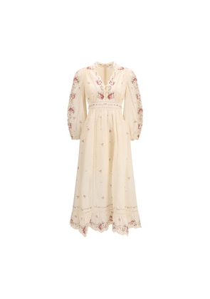 Zimmermann Beige Linen Casual Dress - 2