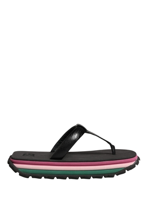 Dolce & Gabbana Multicolor Rubber Chunky Flip Flop Shoes - EU39/US8.5