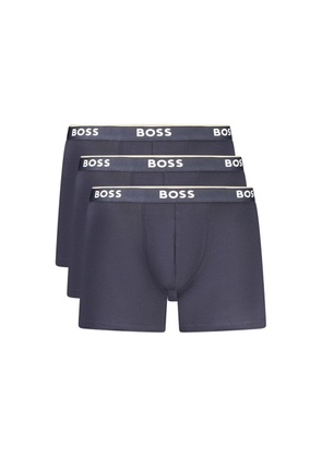 Hugo Boss Blue Cotton Men Boxer Short - M