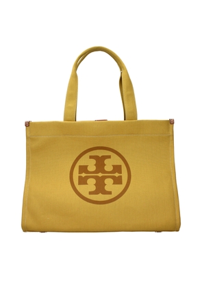 Tory Burch Yellow Fabric Shoulder Bag