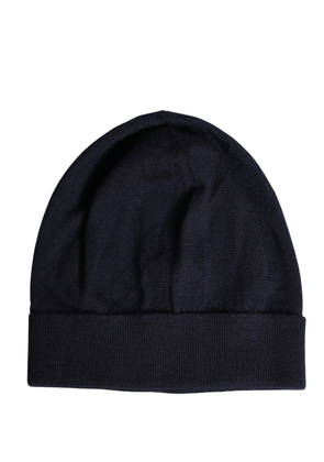 Dolce & Gabbana Black Cashmere Knitted Women Winter Beanie Hat