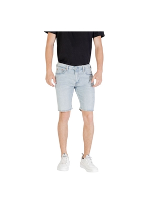 Levi's Light Blue Cotton Bermuda Shorts - W28