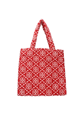 Tory Burch Red Cotton-Like Shoulder Bag