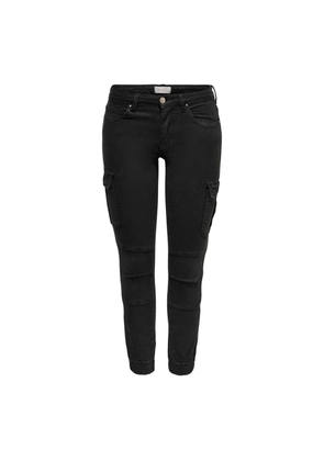 Only Black Cotton Skinny Pants - 36/32 (W40)