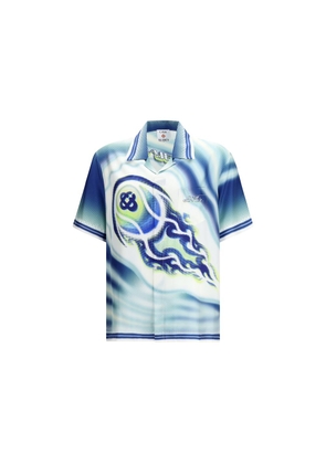 Casablanca Multicolor Silk Dress Shirt - M