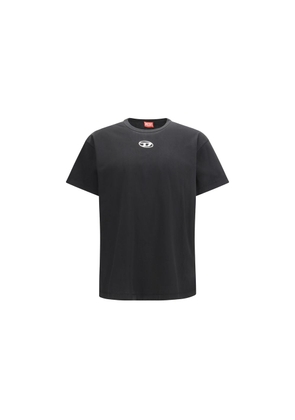 Diesel Black Cotton T-Shirt - L