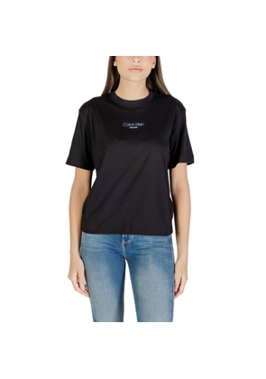 Calvin Klein Jeans Black Cotton T-Shirt - XL