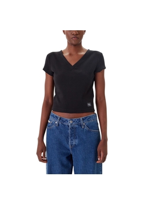 Calvin Klein Jeans Black Cotton T-Shirt - XL