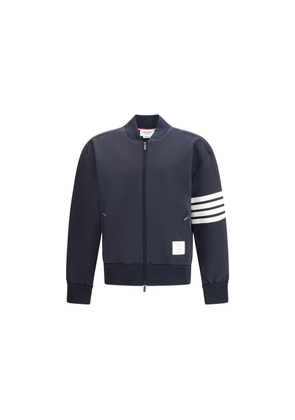 Thom Browne Blue Viscose Bomber - 3
