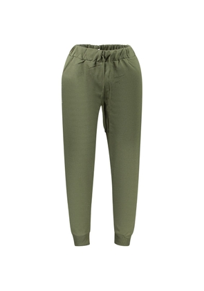 Superga Green Cotton Joggers (Workout Pants) - L